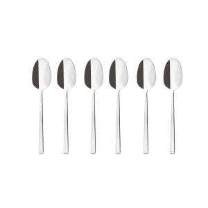 Set 6 cucchiaini caffè espresso, Rock Acciaio Inox | SAMBONET