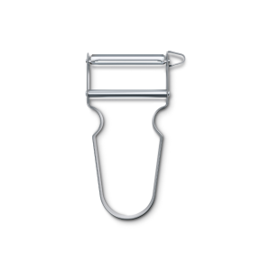 Pelaverdure Star in acciaio inox lama doppia liscia Victorinox