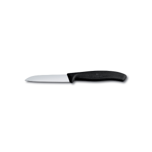 Spelucchino lama liscia Nero 8cm Swiss Classic Victorinox