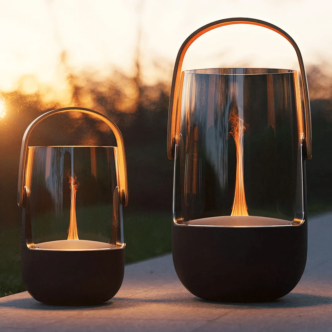 Diffusore di fragranze e Lanterna, Nero/Bambù | STADLER FORM