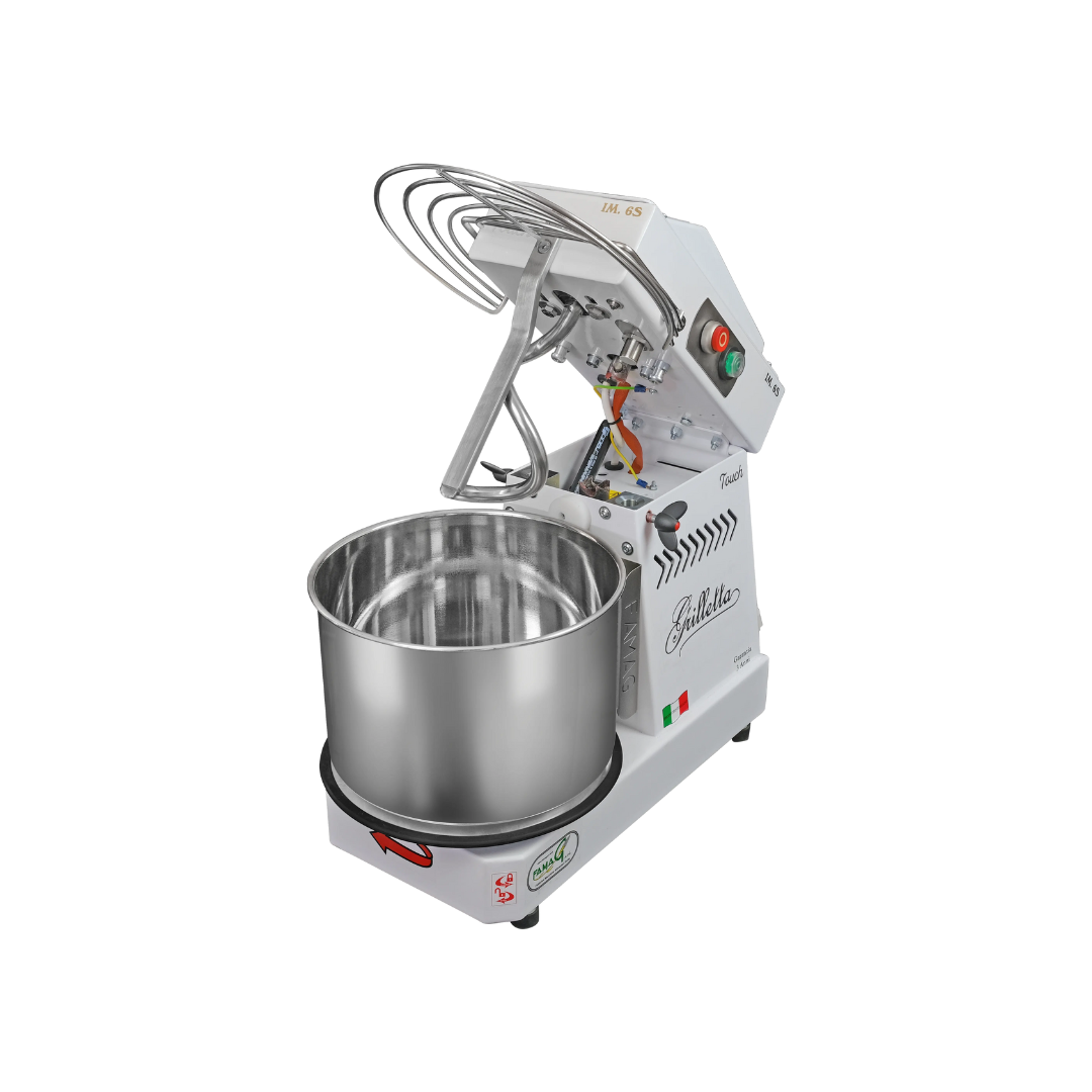 Impastatrice a spirale IM 6S/230 10 velocità HH touch screen - La Grilletta - immagine 2