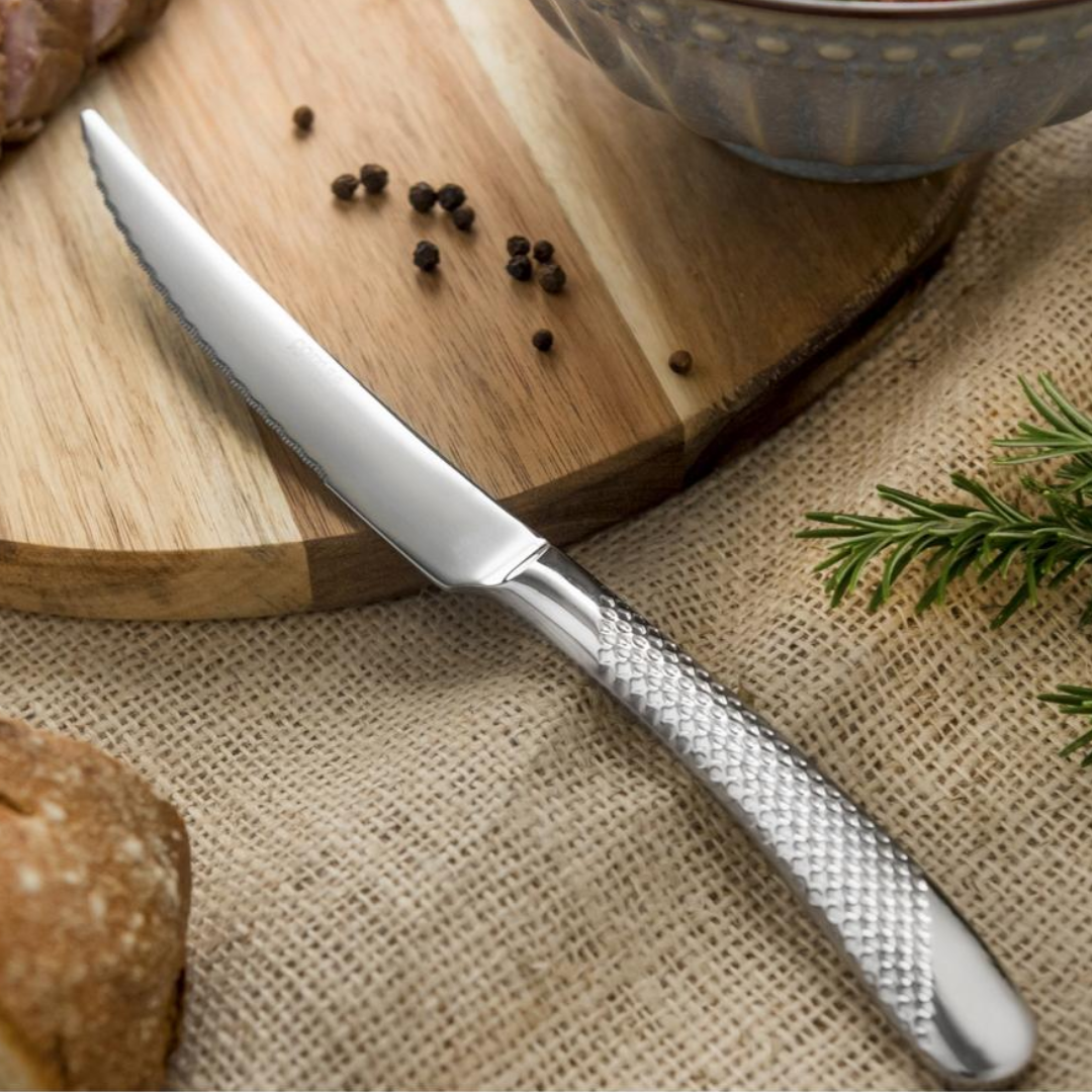 Coltello bistecca in acciaio inox Geometric - Comas - immagine 3
