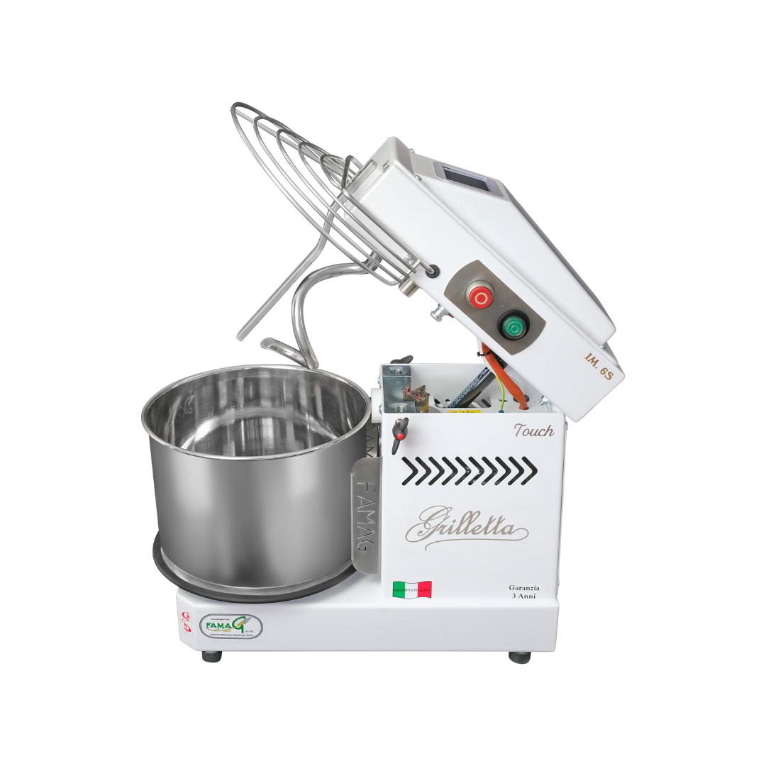 Impastatrice a spirale IM 6S/230 10 velocità HH touch screen - La Grilletta - immagine 4