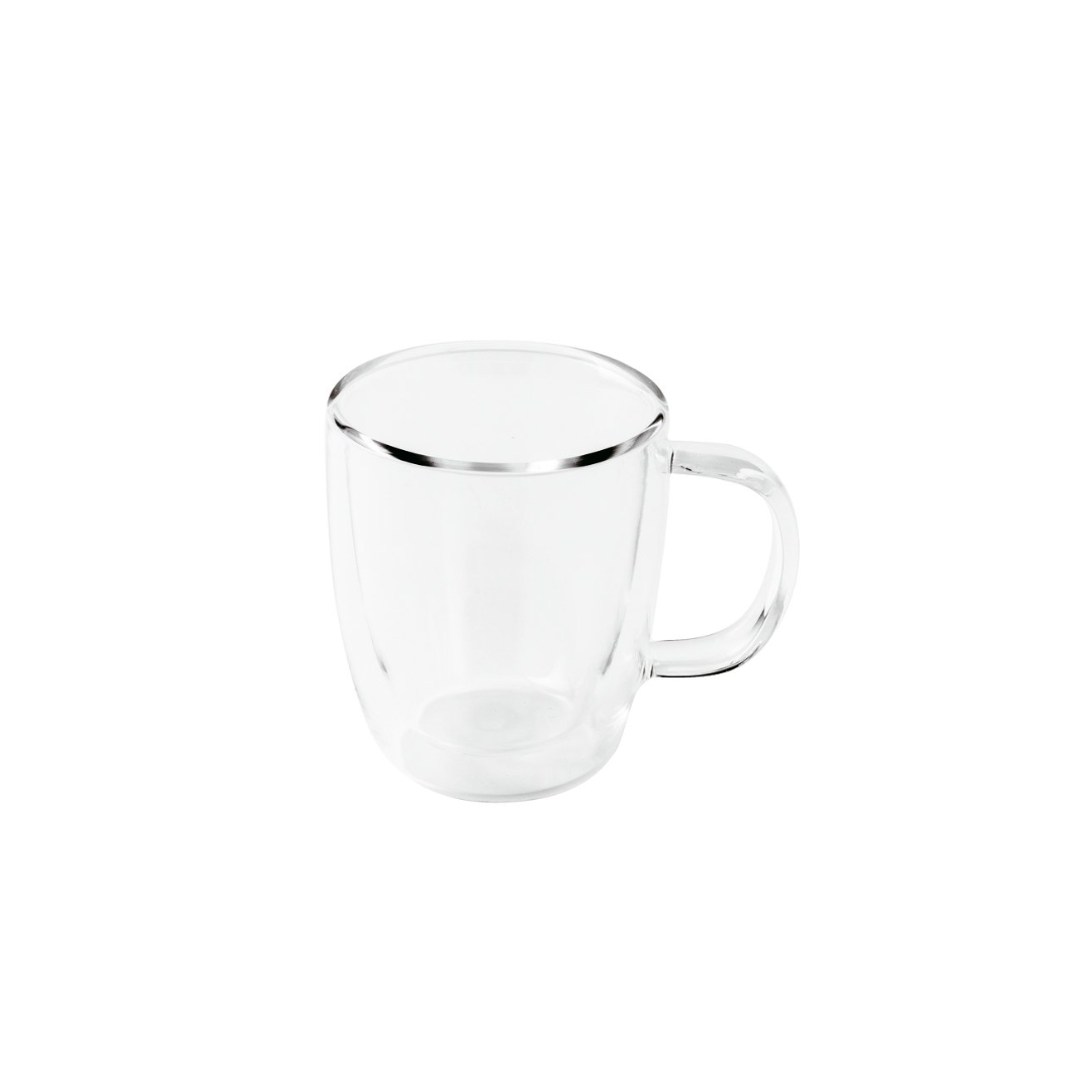 Tazza caffè doppia parete in vetro borosilicato - Paderno