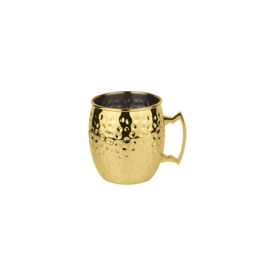 Mug moscow mule, acciaio inox oro martellato - Paderno
