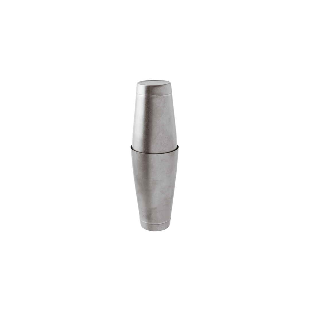 Boston tin + half tin acciaio inox vintage - Paderno