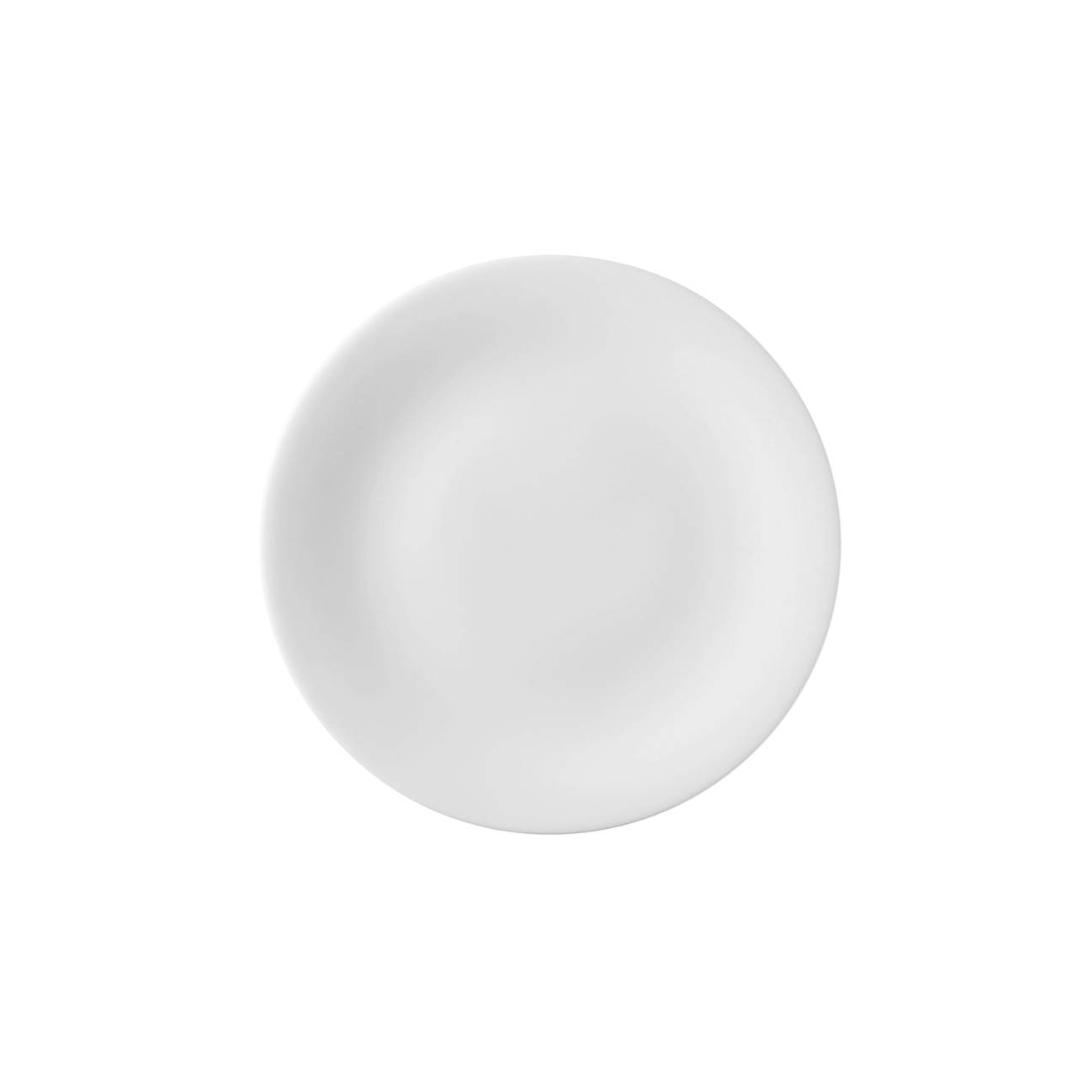 Piatto piano bianco bone china, Neve - Arthur Krupp