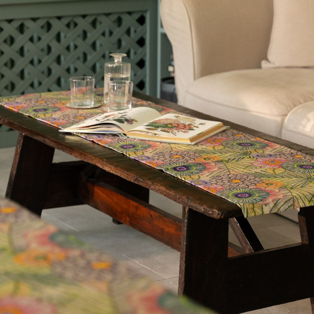 Runner in cotone 45x170 cm Dalia - Tessitura Toscana Telerie